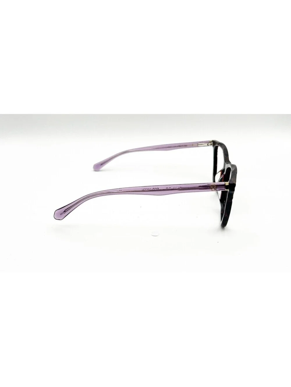 Ann Taylor At341 C02 Plum Purple Brown Marble Authentic Eyeglasses 53-17-135